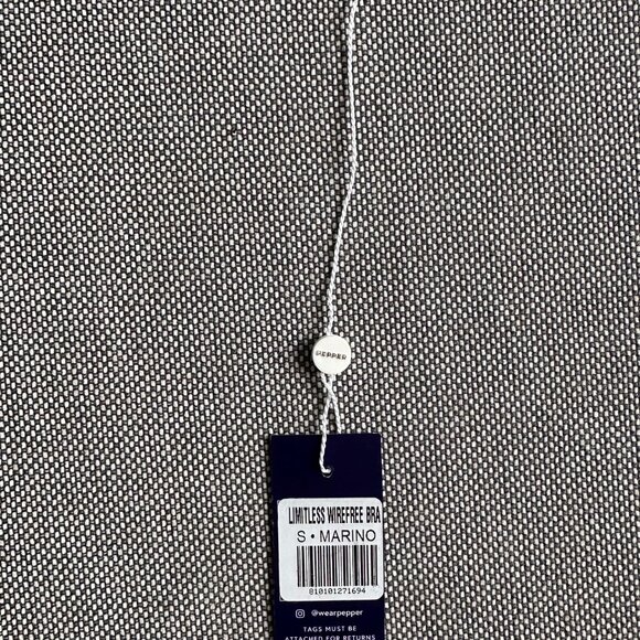 Pepper Limitless Wirefree Scoop Bra - Marino - Small - New Without Tags NWOT - Picture 5 of 7